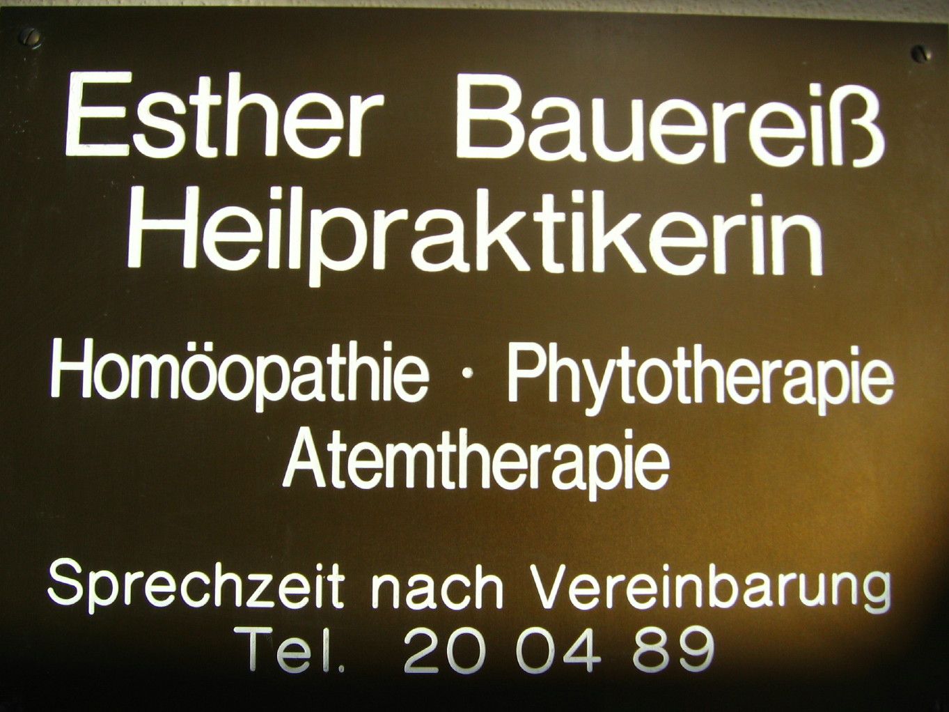 Naturheilpraxis Esther Bauereiß, Heilpraktikerin Bamberg, Homöopathie Phythotherapie Atemtherapie